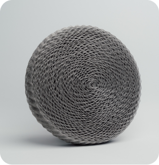 Wickelfilter / Filterpad als geschlossene Funktionseinheit